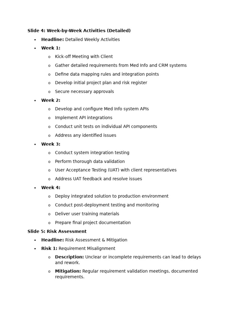 Weekly Project Activities Overview | PDF | Software Testing | Computing