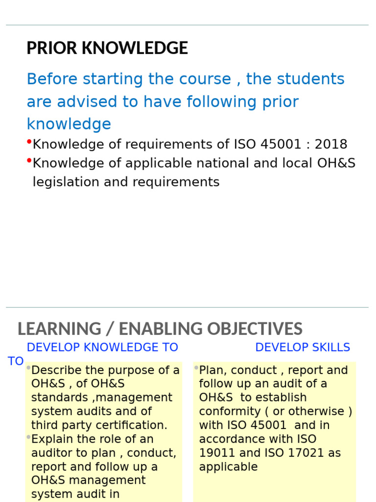 ISO 45001:2018 Audit and Certification Guide | PDF | Audit | Certification