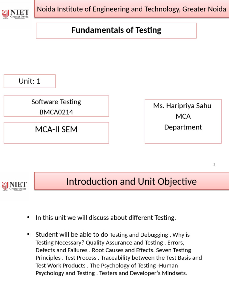 Software Testing Fundamentals | PDF | Software Testing | Software ...