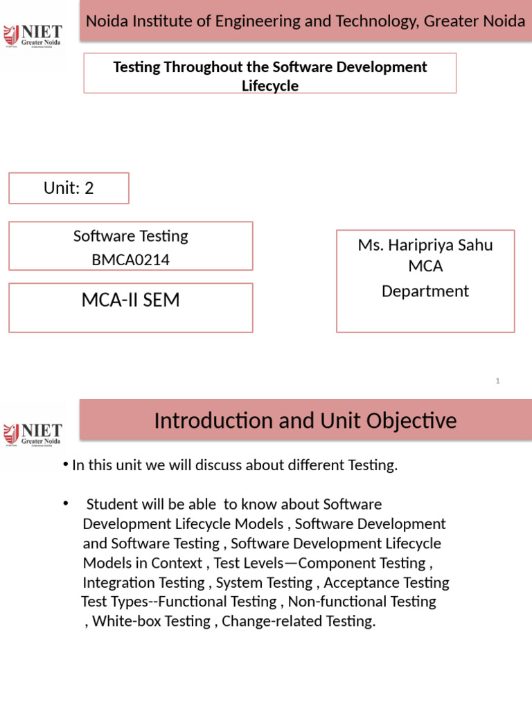 Software Testing in SDLC Explained | PDF | Software Testing | Agile ...
