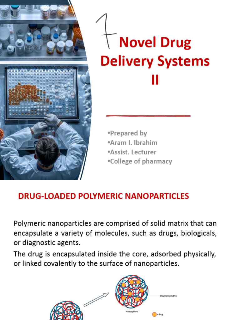 Novel Drug Delivery Systems Overview | PDF | Liposome | Phospholipid
