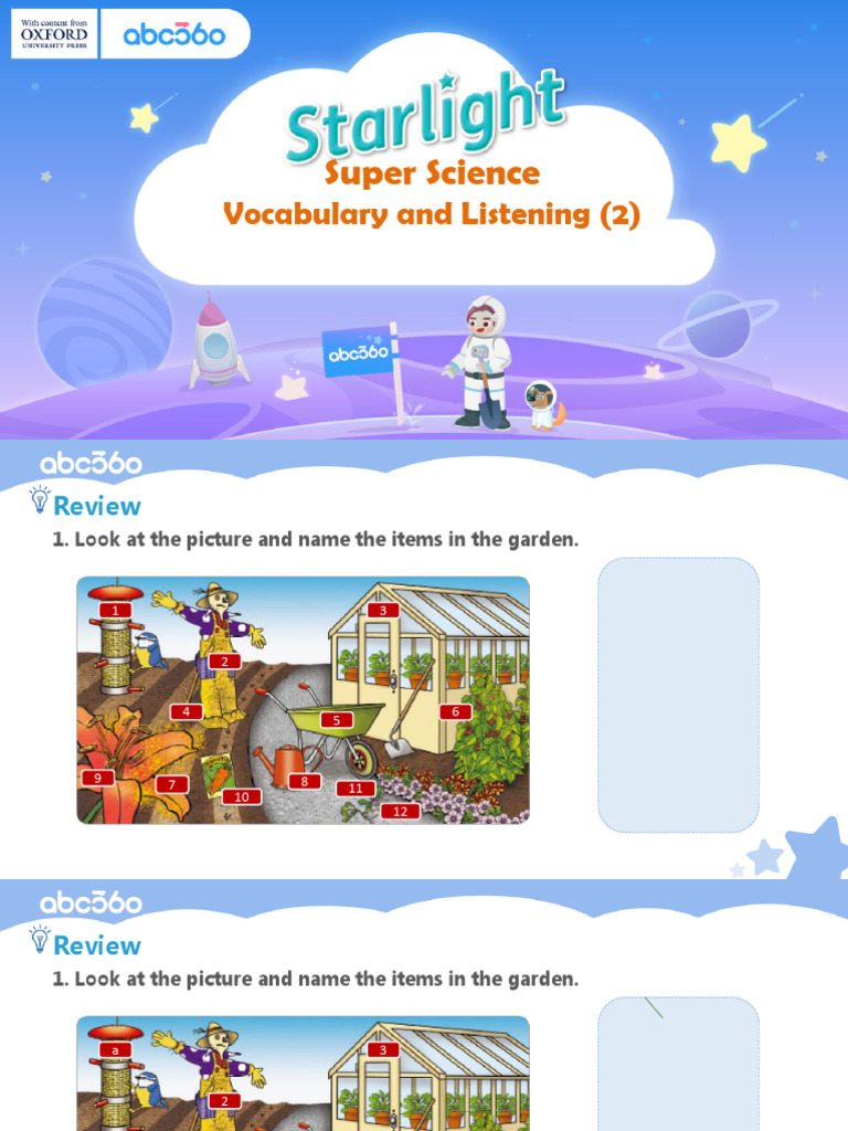 Garden Vocabulary and Listening Activities | PDF | Fruit | Tomato