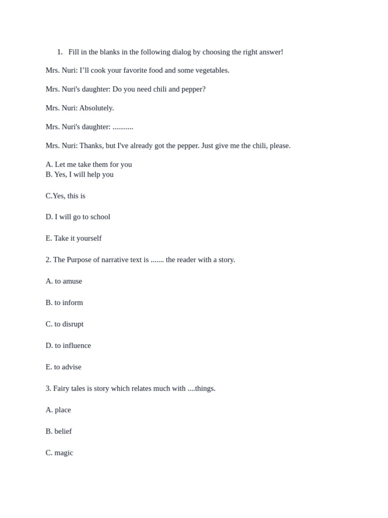 Dialog Completion and Narrative Exercises | PDF | Graffiti | Vandalism