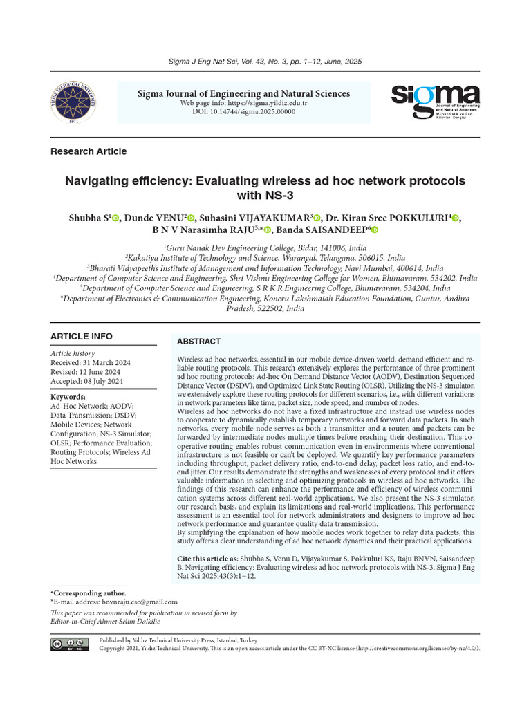 Performance Analysis of Ad Hoc Routing Protocols | PDF | Wireless Ad ...