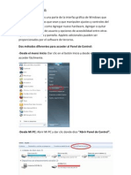 Panel de Control