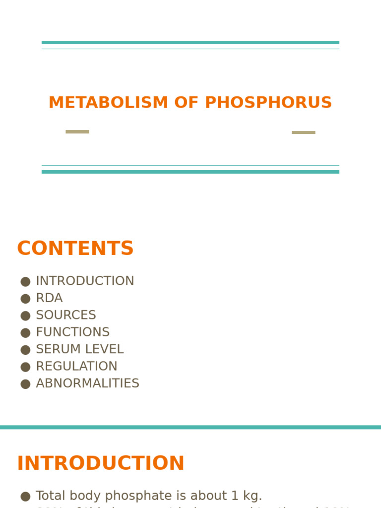 Phosphorus 0. | PDF