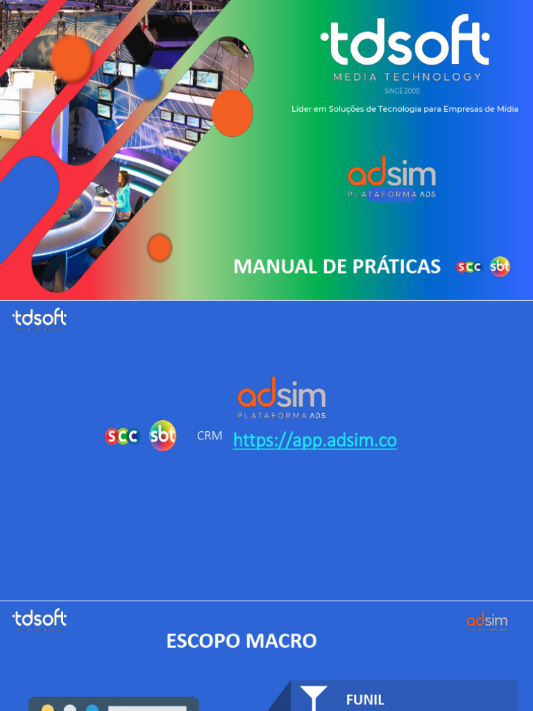 Manual de CRM para Vendas Adsim | PDF | Gestão de relacionamento com o ...