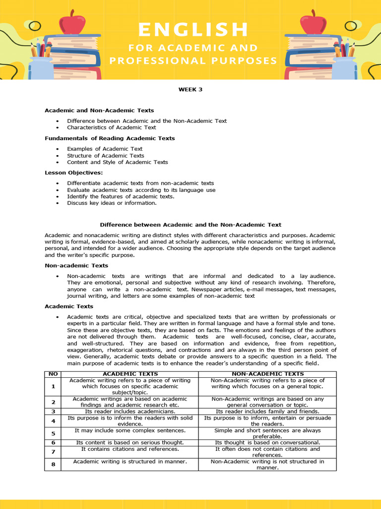 Distinguishing Academic from Non-Academic Texts | PDF | Thesis ...