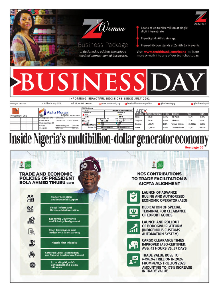 BusinessDay 30may2025 | PDF | Gaza Strip | Hamas