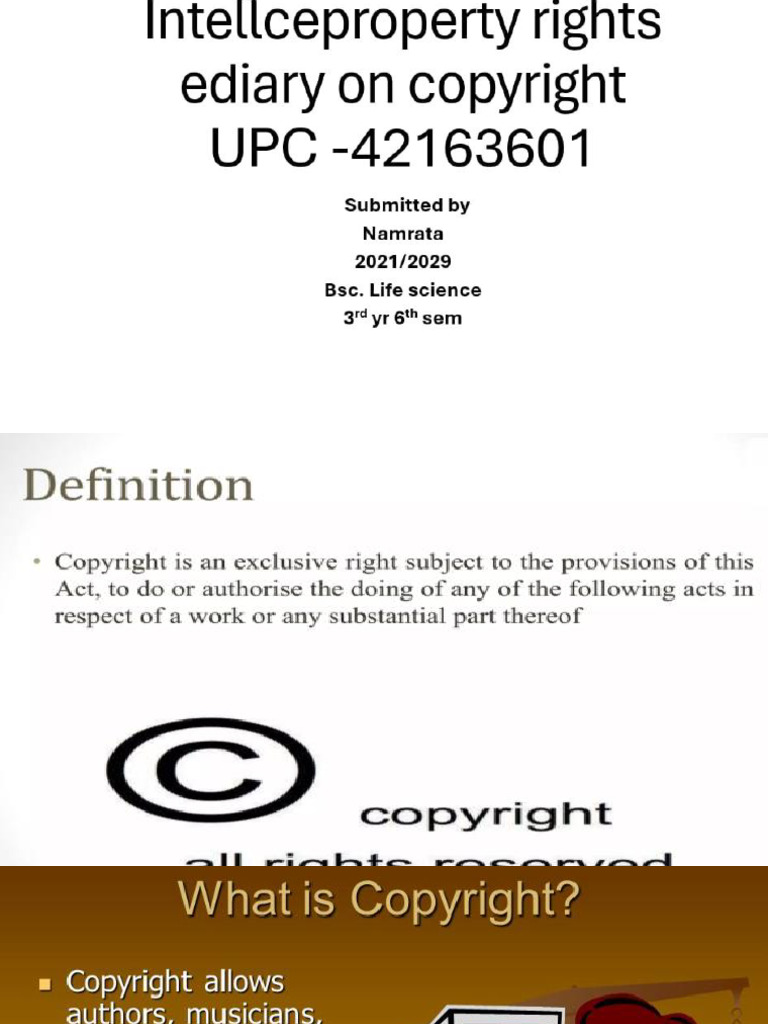 Cinematograph Film Copyright Overview | PDF