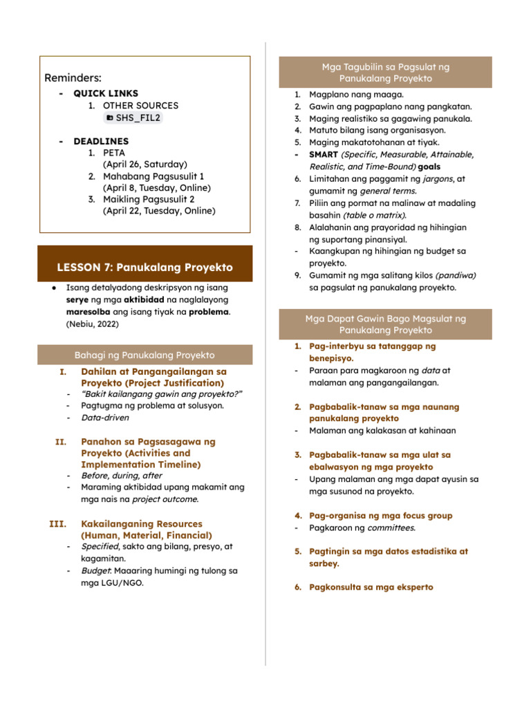 %5BFIL2%5D Notes XD.pdf 2 | PDF