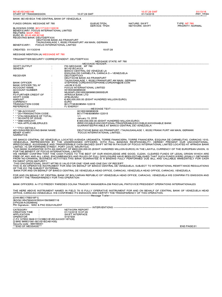 RWA Bank Guarantee for €800M Transaction | PDF | Financial Services ...
