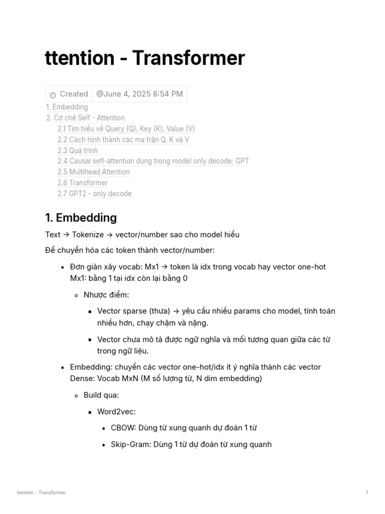 Attention Transformer | PDF