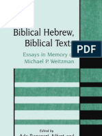 Rapoport-Albert&amp Greenberg - Biblical Hebrew, Biblical Texts