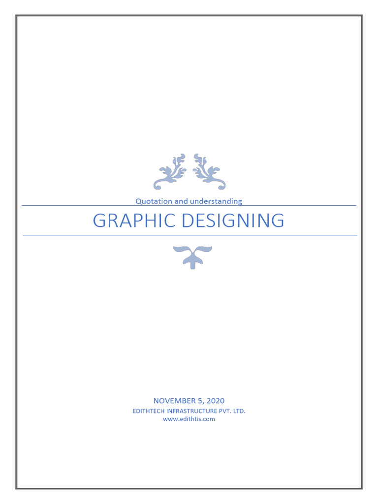 Graphic Designing | PDF