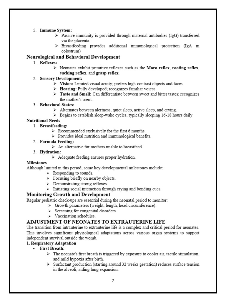 Growth and Development Assignmnent Anp-Pages-7 | PDF | Breastfeeding ...