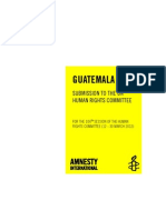 Guatemala: Submission To The Un Human Rights Committee