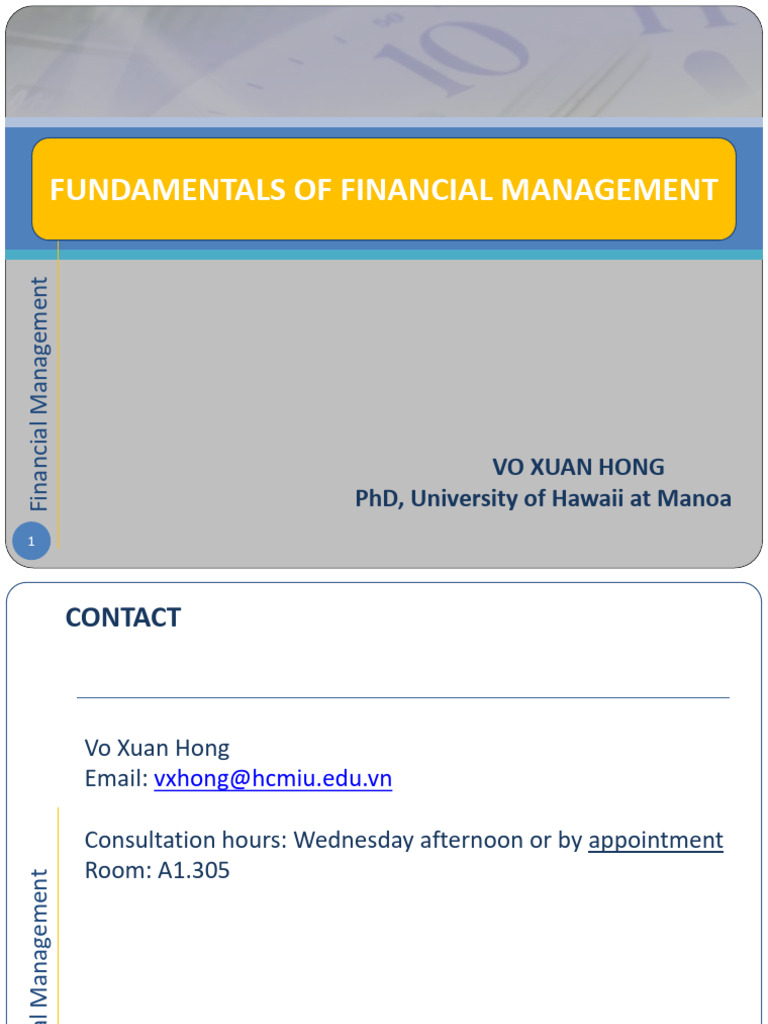 Financial Management Course Overview | PDF | Stocks | Securities (Finance)