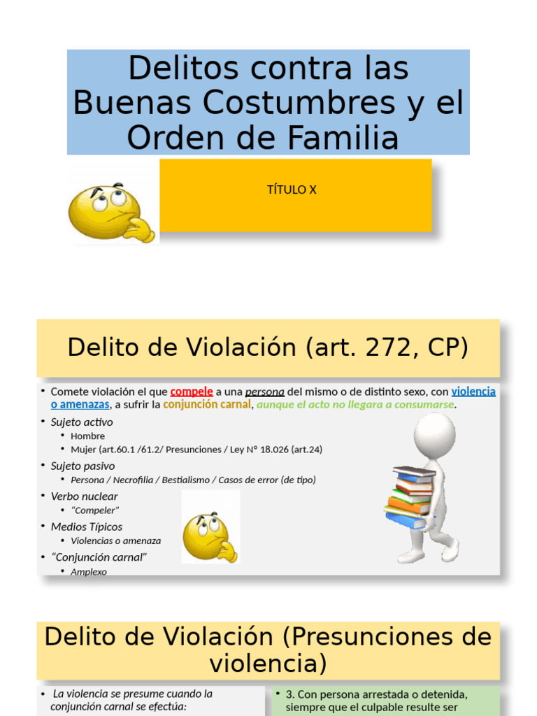 Delitos de Violación y Abuso Sexual | PDF | Abuso sexual | Relaciones ...