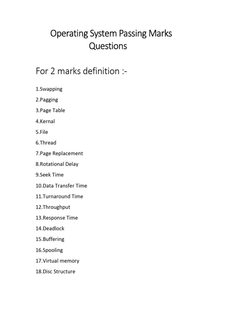 Os Questions | PDF