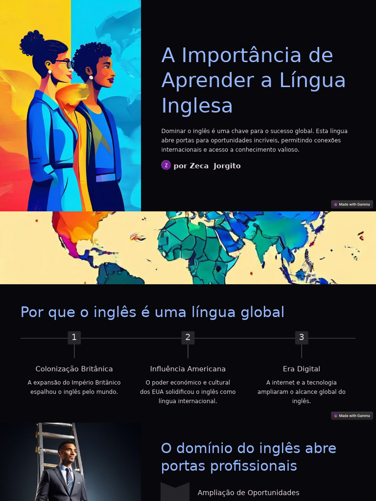 A Importancia de Aprender a Lingua Inglesa | PDF | Língua inglesa ...