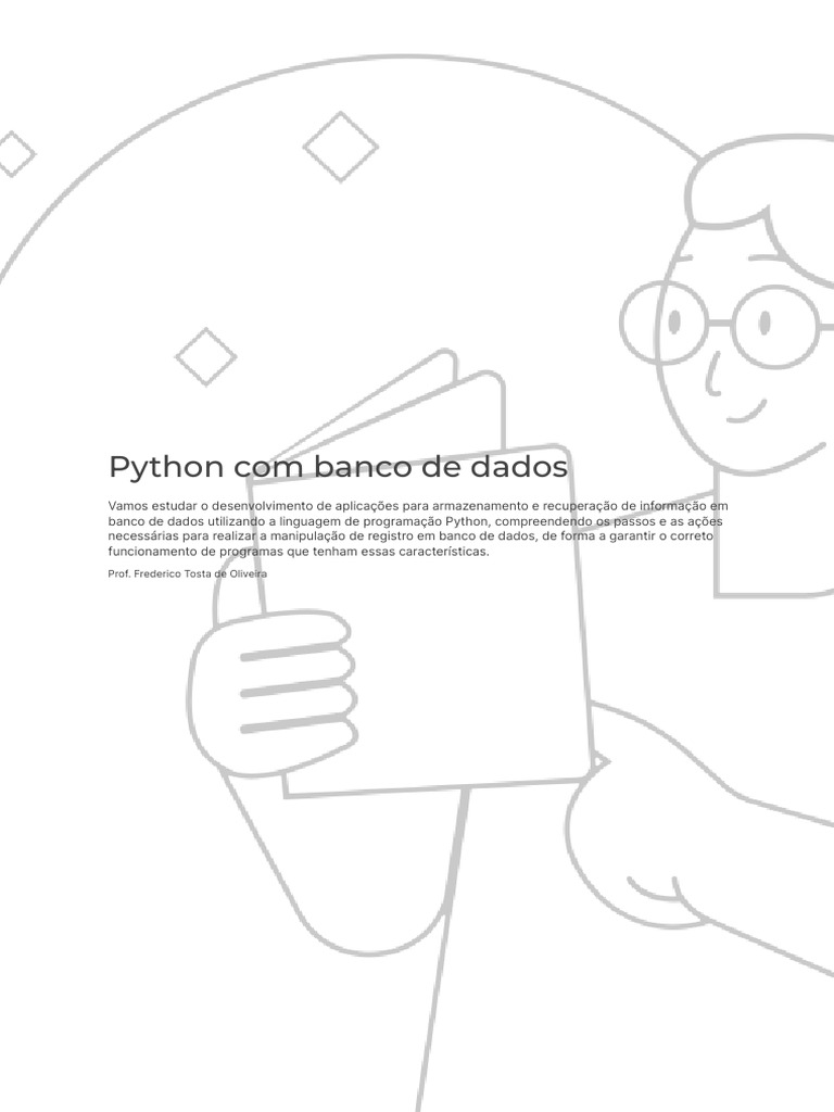 Python e Banco de Dados: Conectores e CRUD | PDF | Bancos de dados ...