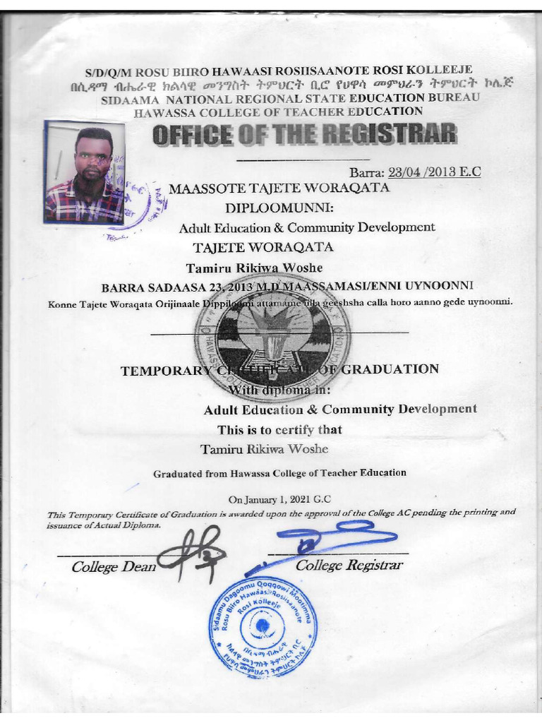 Tamiru | PDF
