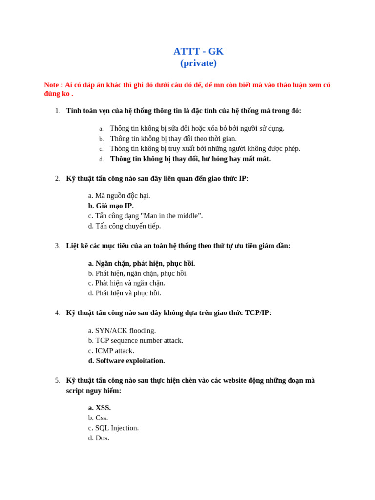 GK Attt Final | PDF