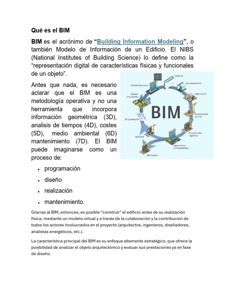 Ventajas del BIM en Construcción | PDF | Modelado de información de ...