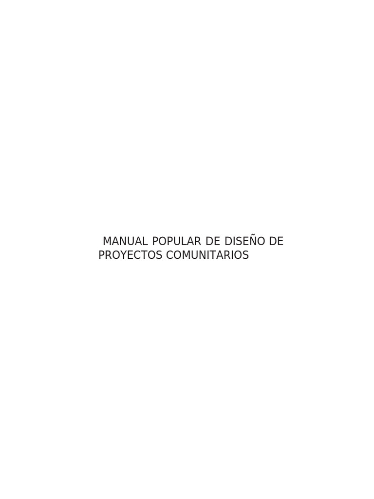Diseño de Proyectos Comunitarios Kichwa | PDF | Presupuesto | Desnutrición