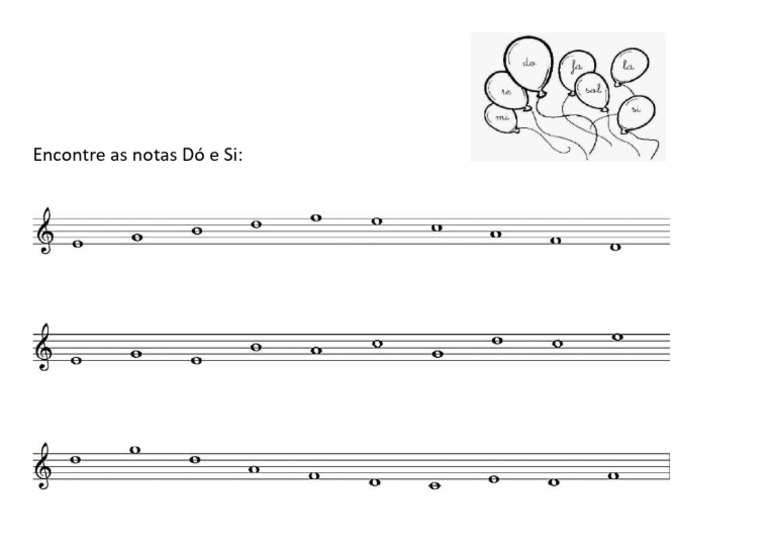 Notas Dó e Si | PDF