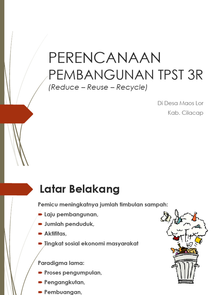 Perencanaan TPS 3R di Maos Lor Cilacap | PDF