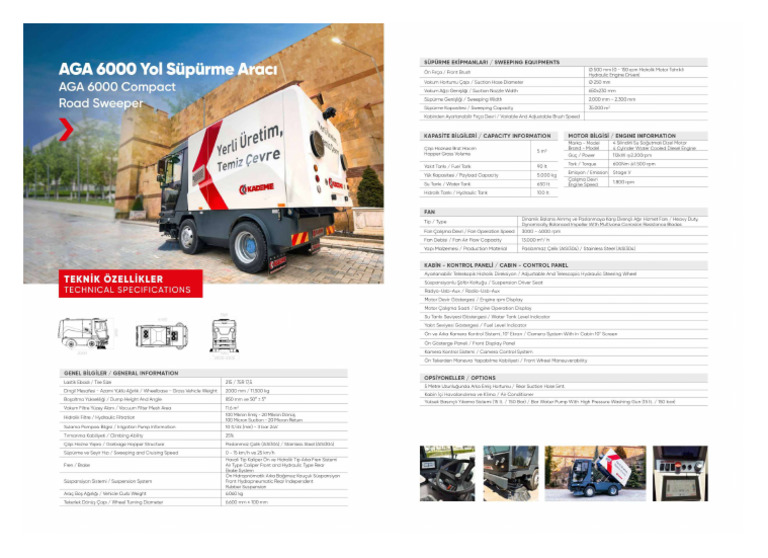 Aga-6000 Compact Road Sweeper | PDF