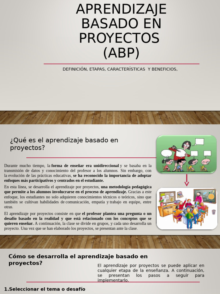 Beneficios del Aprendizaje Basado en Proyectos | PDF | Aprendizaje ...