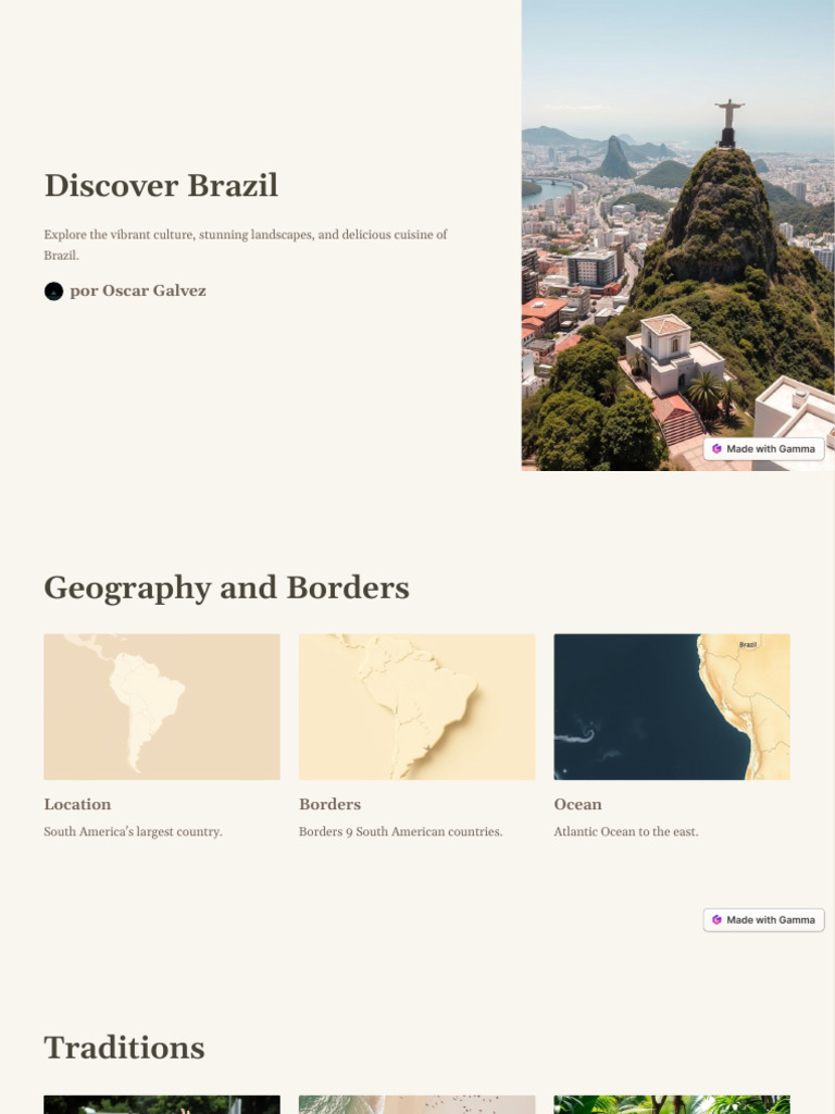 Discover Brazil | PDF