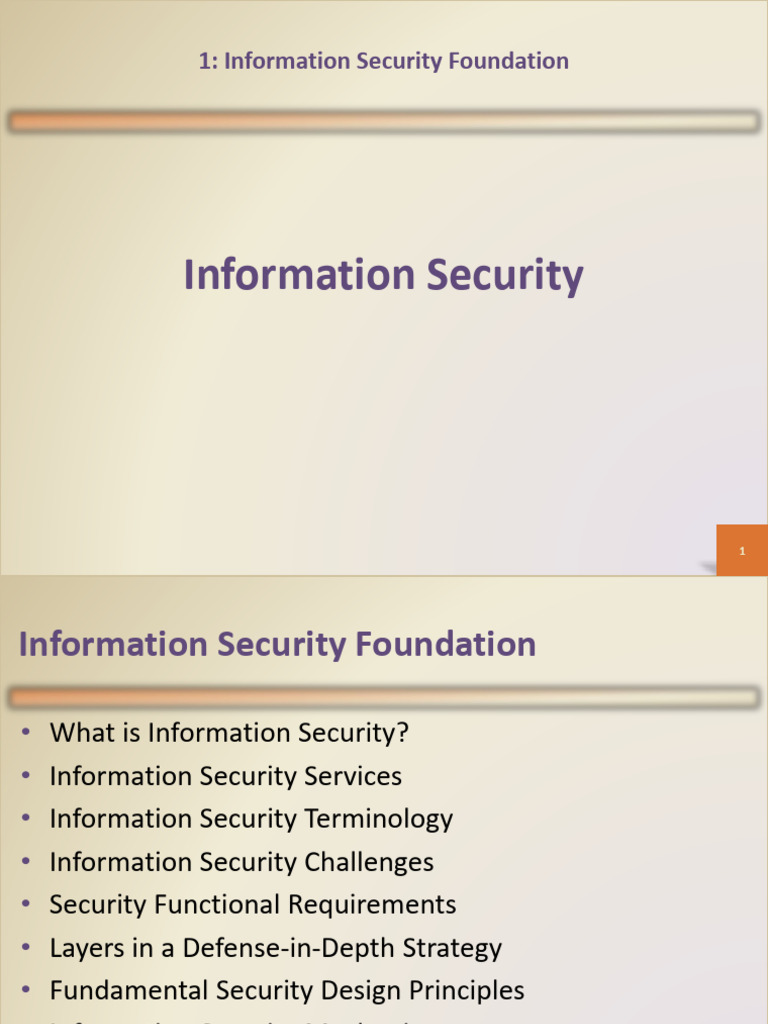 Information Security Overview and Challenges | PDF | Information ...