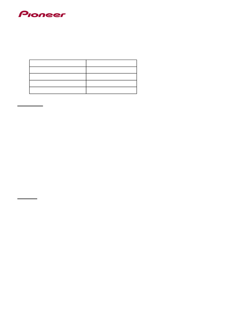 Pioneer Firmware Update 8.17 Instructions | PDF | Computer File | Computing
