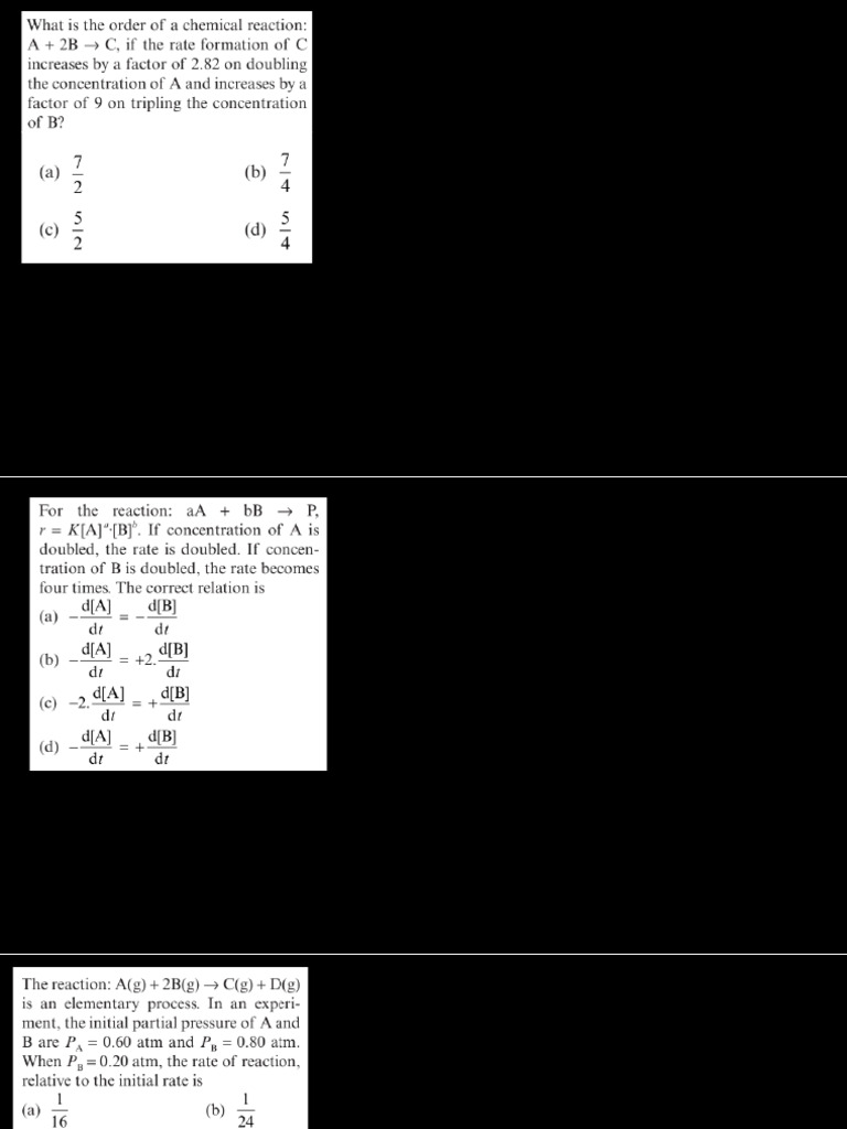 Zero Order Reactions Explained | PDF