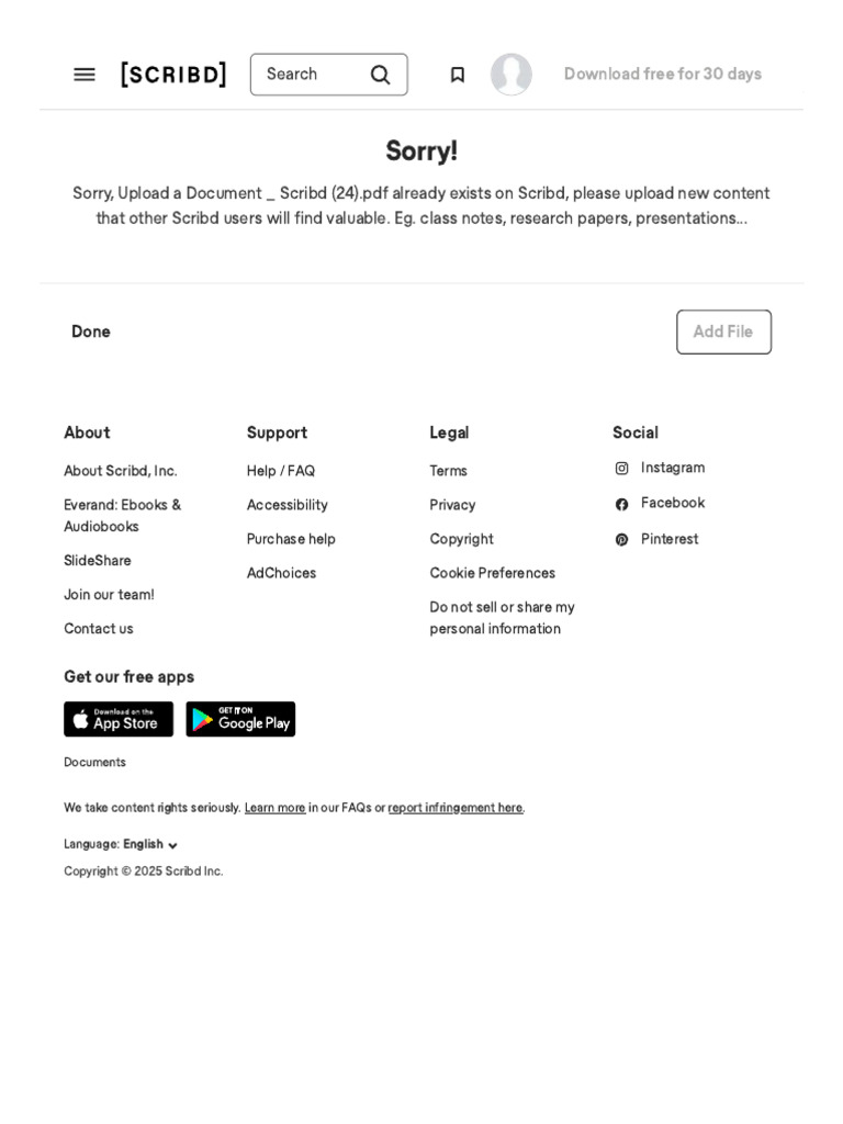 Scribd Document Upload Guidelines | PDF