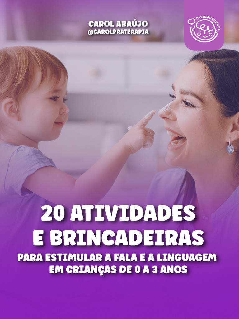 Atividades para Estimular a Fala Infantil | PDF | Comunicação | Aprendizado