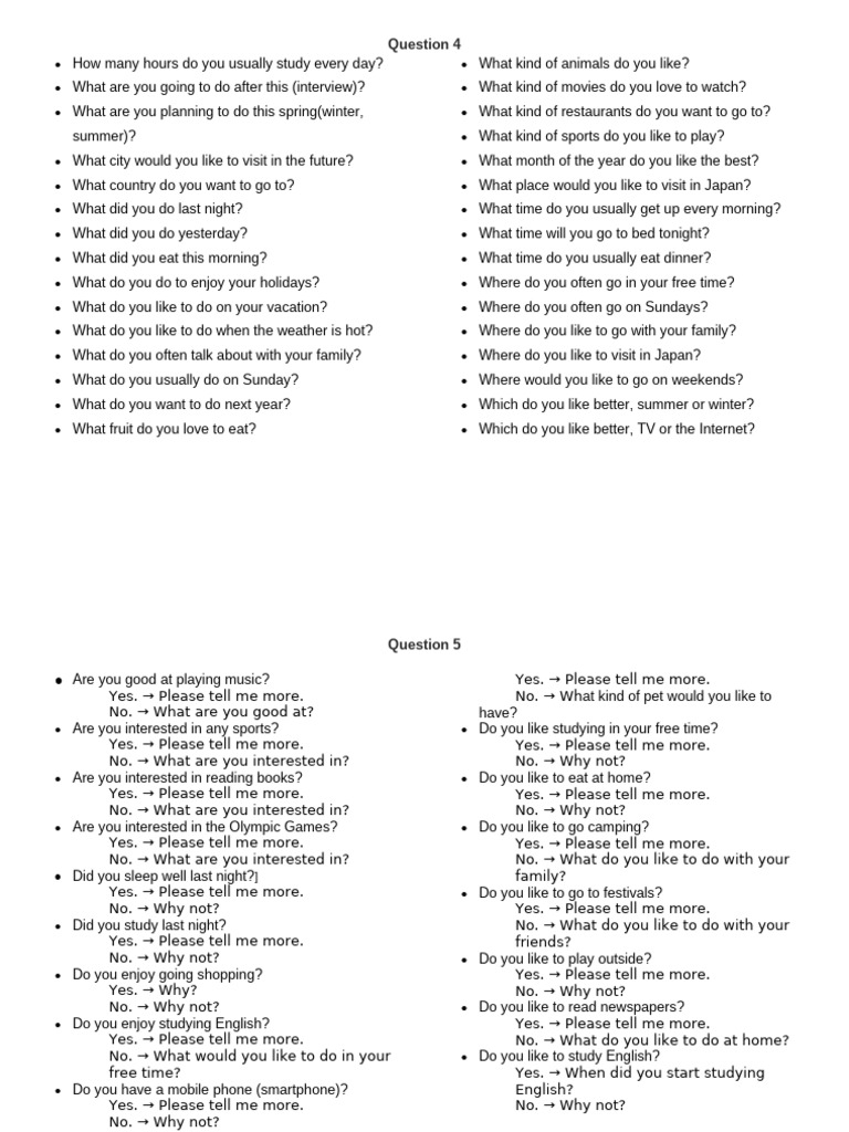 Common Interview Questions and Answers | PDF