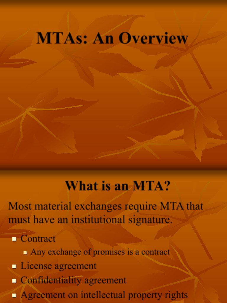 Lect 3 MTA Presentation | PDF | Indemnity