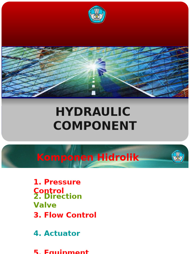 Komponen Hidrolik Pdf Valve Mechanical Engineering