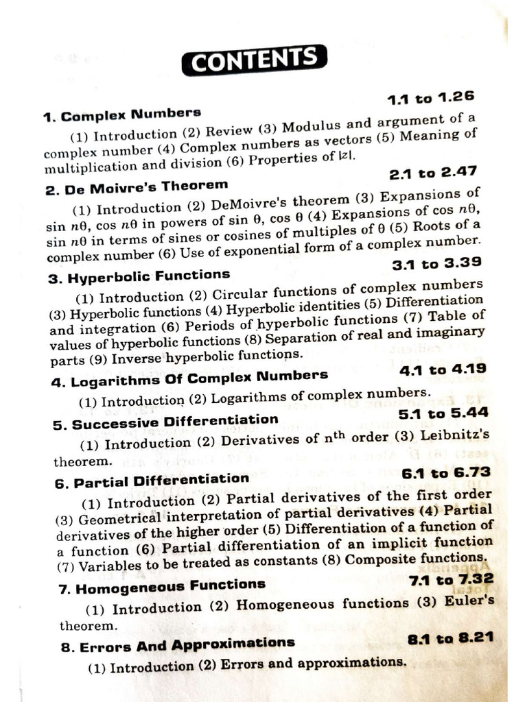 Content AM Sem 1 | PDF