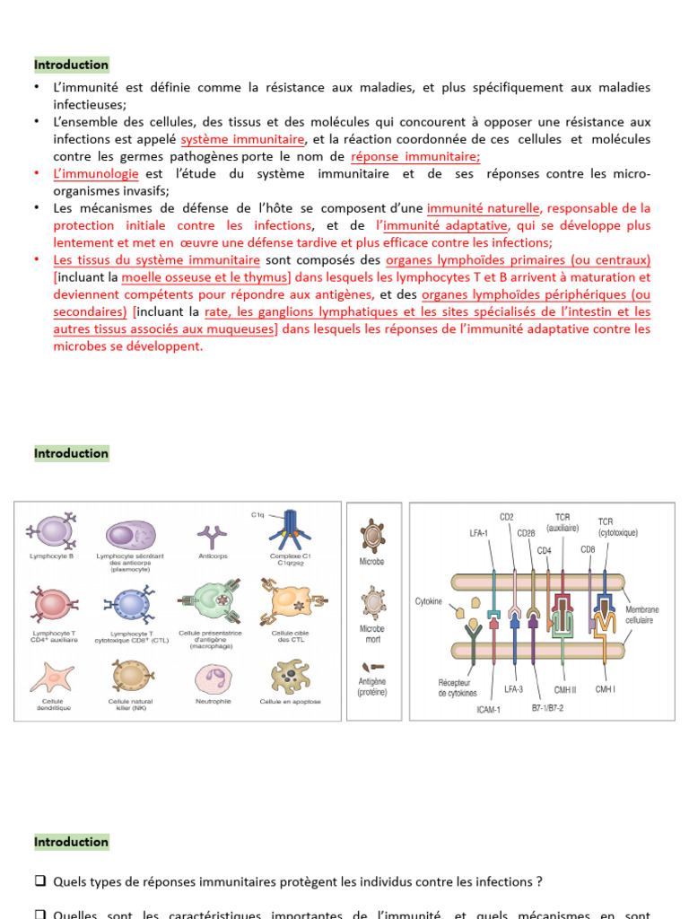 Comprendre le système immunitaire et l'inflammation | PDF ...