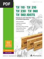 TJI Ceiling Joist Span Tables | PDF | Roof | Framing (Construction)