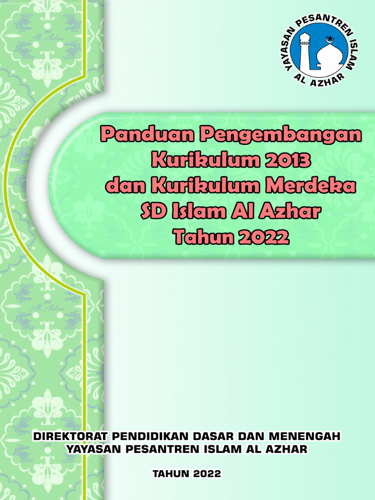 Panduan Kurikulum SD Islam Al Azhar | PDF