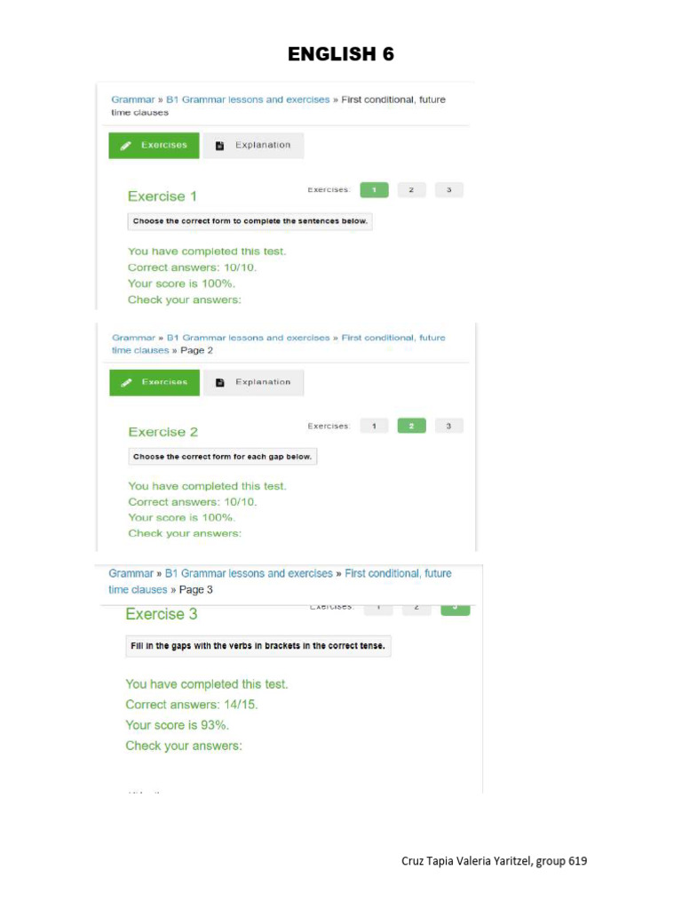 First Conditional and Future Time Clauses | PDF