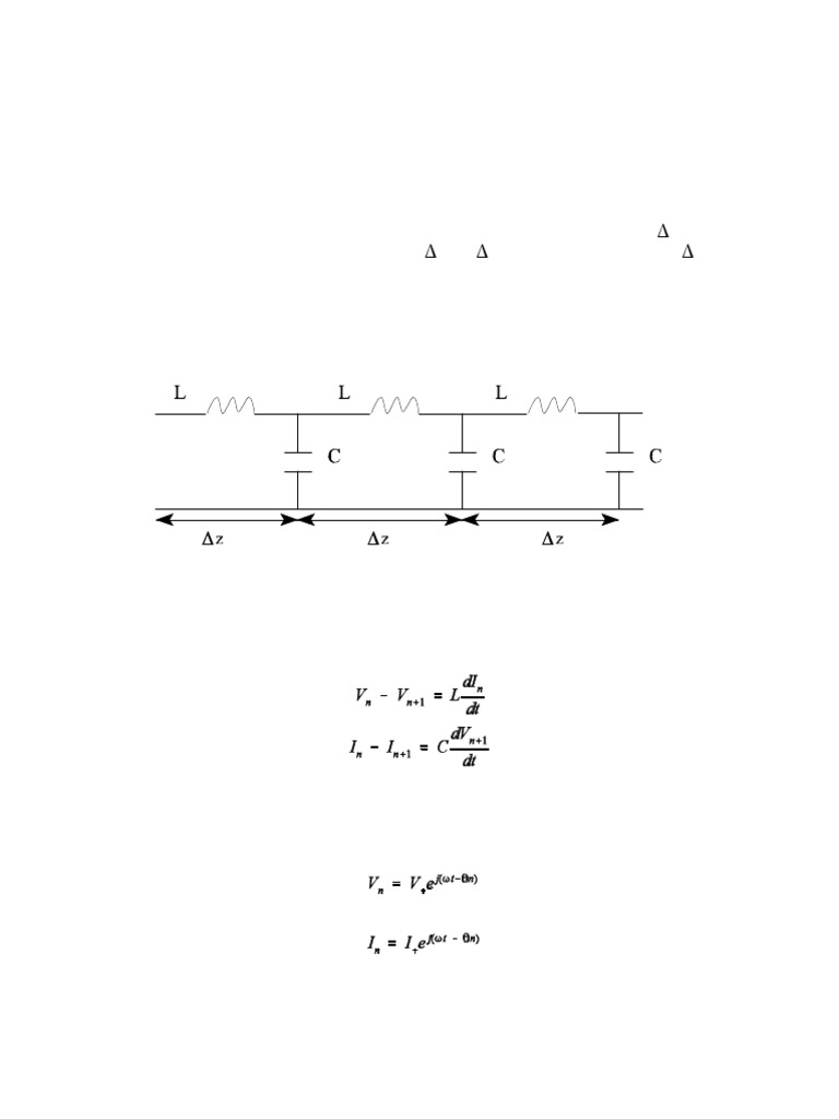 Lumped Element Transmission Line Analysis | PDF | Electrical Network ...