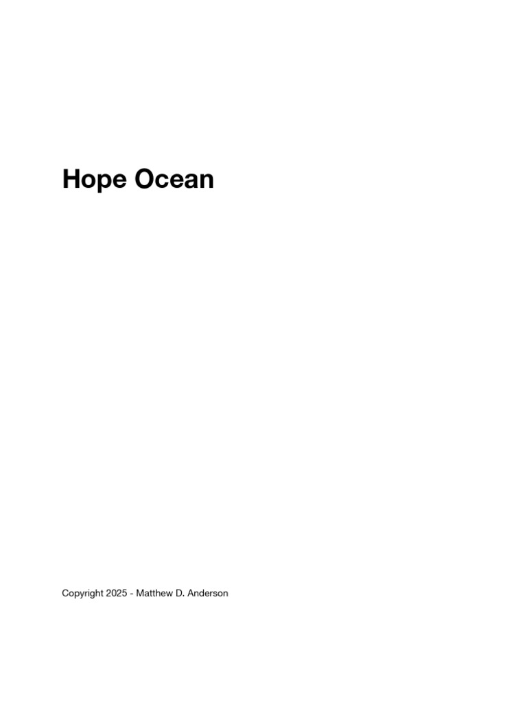 Anderson Hope Ocean Score | PDF